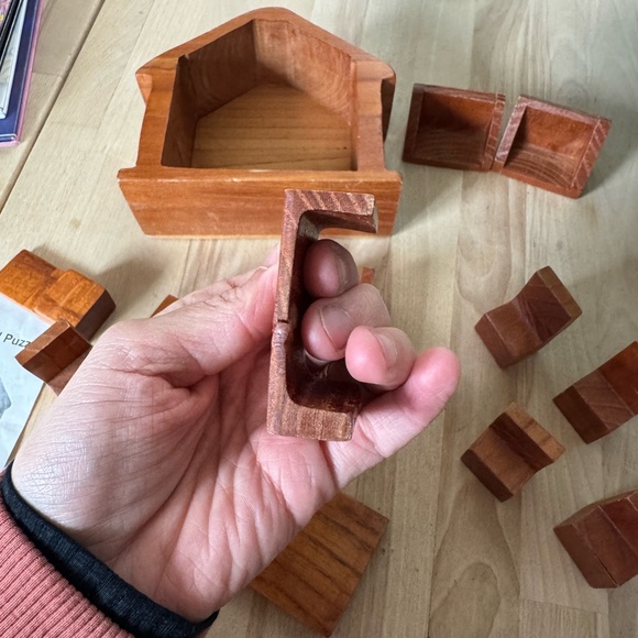 Waldorf Whimsical Natural Building Dollhouse Puzzle Toy - Picture 9 of 12